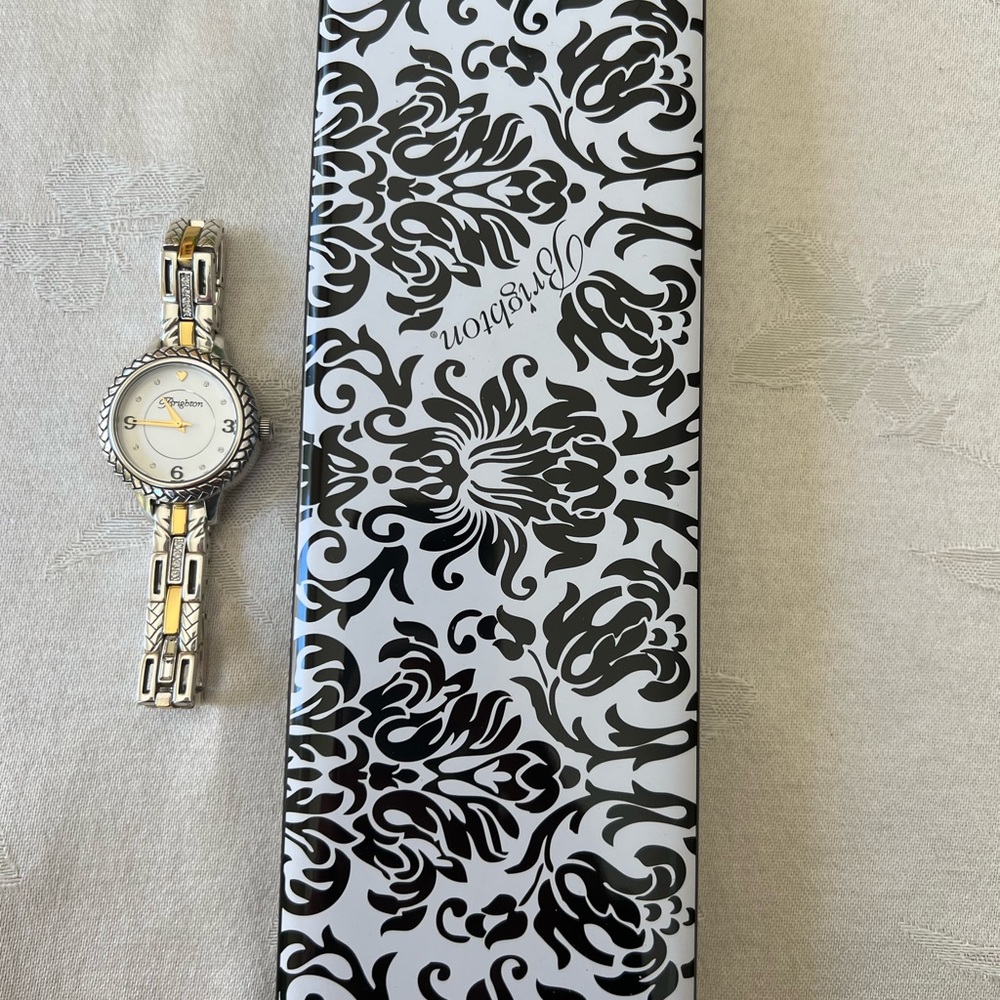 Brighton Collectibles 2-tone watch; excellent condition